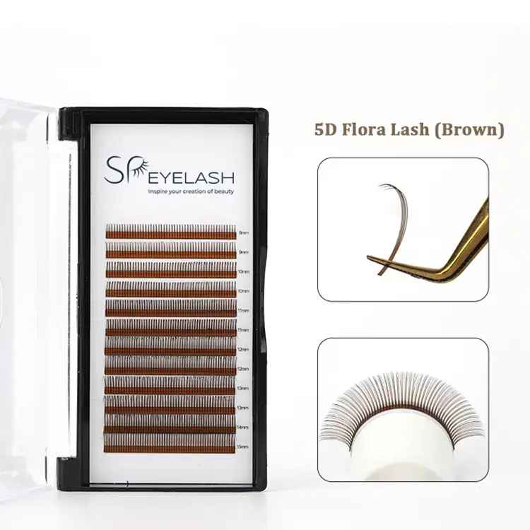 5D Flora Lashes အညိုရောင်