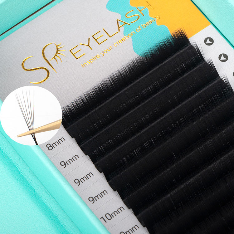 လွယ်ကူသော Fans Eyelash Extensions များ