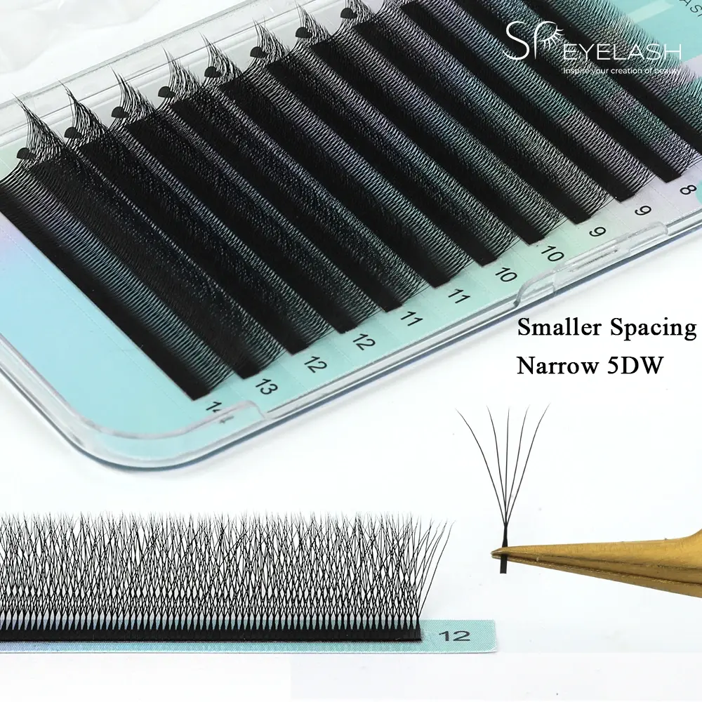 ကျဉ်းမြောင်းသော 5D lashes
