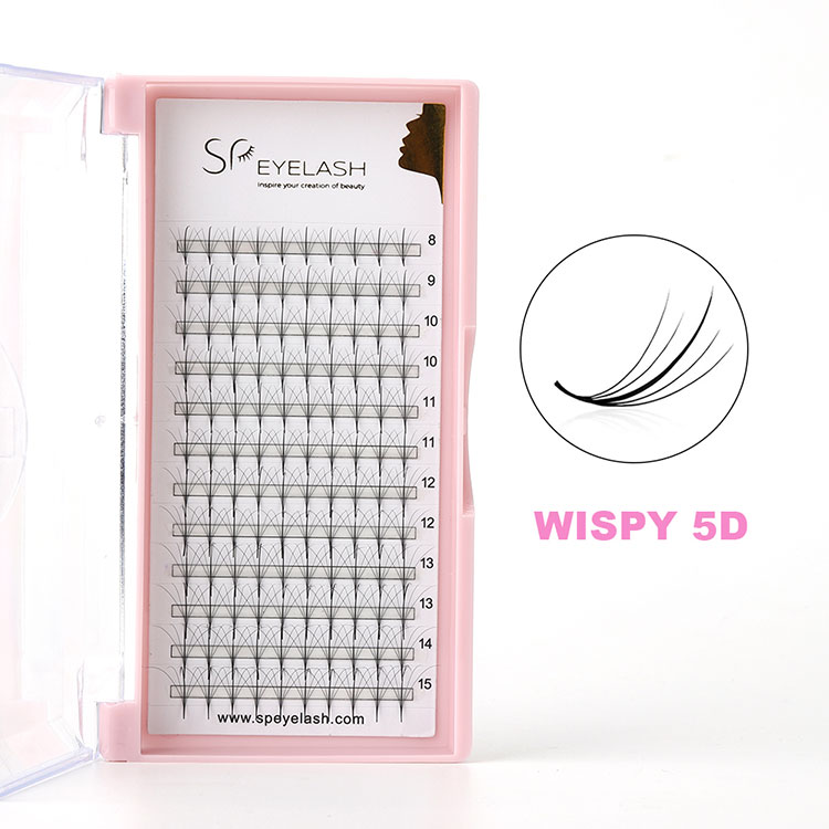ကြိုတင်ပြုလုပ်ထားသော Wispy Lashes